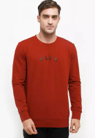 Police Denim POLICE Sweater Lengan Panjang Emboss Print Pria 2692120063