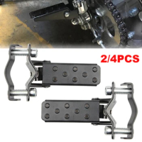 1/2Pair Motorcycle Metal Footrests Pedals Folding Rear Pedal Footrest Retro Motorcycle Foldable Foot Pegs Universal Bike Parts