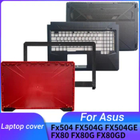 NEW For Asus FX80 FX80G FX80GD Fx504 FX504G FX504GD Plastic Version laptop LCD Back Cover/Front Bezel/Palmrest Upper/BOTTOM CASE