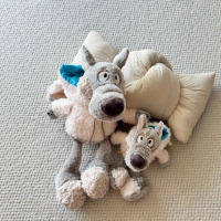 Anak patung NICI Little Lamb in Sheep's Clothing Doll Ulwe Plush Toy dari Jerman, Anak Patung Bayi T