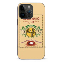 Open House Banner Fashion Soft Phone Case For Apple Iphone 14 13 12 11 Plus Pro Max Mini Xr 7 8 Soft Cover Adventurers Club