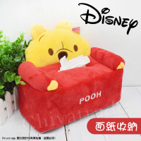 【Disney 迪士尼】維尼 超萌沙發立體造型 面紙盒 衛生紙盒 面紙套(正版授權)
