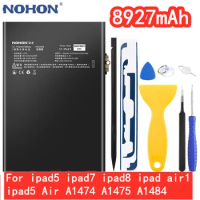 NOHON For Apple iPad 5 Air A1484 A1474 A1475 Tablet Bateria For iPad5 Air1 Replacement Batarya 8927mAh Lithium Polymer Battery