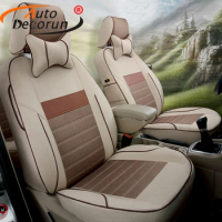 AutoDecorun Customized Covers Car Seat for Lexus LS460 LS400 LS430 LS460L Car Seat Cover Cushion Set Supports Auto Accessories