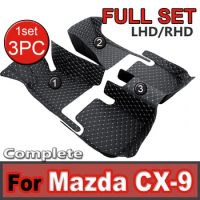 Car Floor Mats For Mazda CX-5 2013-2014 Leather Floor Mat Alfombras Para Autos Car Accessories Decoration