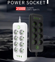 Stop Kontak Power Socket LDNIO SC4408 Universal Plus 4 USB Port