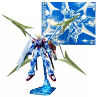 Bandai Genuine Gundam Model Kit Anime Figure MG Star Build Strike Gundam RG System Gunpla Anime Action Figure Toys for Children
