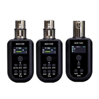 Uhf Wireless Microphone Converter Wired Microphone To Wireless Audio Transmitter Receiver