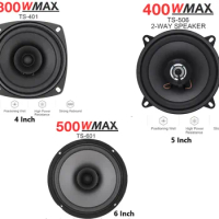 1 Piece 4 5 6 Inch Car HiFi Coaxial Speaker 500W Vehicle Door Auto Audio Music Stereo Subwoofer Full Range Frequency Speakers