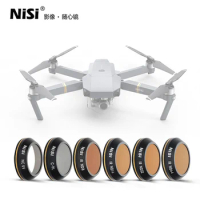 NiSi DJI Drone Miku Mavic Pro Filter 6 Piece Set Light Reducing Lens UV Lens Polarising Lens Protective Lens ND Filter