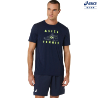 【asics 亞瑟士】短袖上衣 男款 網球 上衣(2041A253-400)