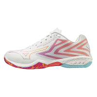 Mizuno Wave Claw EL 2 [71GA238513] 男女 羽球鞋 桌球 超寬楦 運動 訓練 止滑 白橘