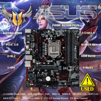 Asus PRIME B250M-PLUS Original Desktop Intel B250 B250M DDR4 Motherboard LGA 1151 i7/i5/i3 USB3.0 SATA3