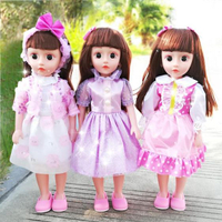 超大會說話的芭比娃娃套裝仿真女孩公主小學生單個洋娃娃女生玩具