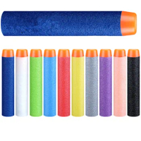 100pcs Dart Refills Solid Head Foam Bullets for Nerf Toy Gun 7cm for Girls 10 Color For Choose For Nerf Blaster