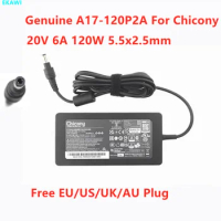 Genuine Chicony A17-120P2A 20V 6A 120W 5.5x2.5mm A120A057Q AC Adapter For Intel NUC12 Laptop Power Supply Charger