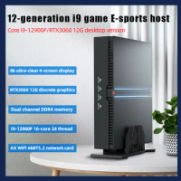 Intel Core 12th Gen i9 12900F i7 12700F Nvidia RTX 3060 2060 12G PCIE4.0 *4 Mini PC Gamer Desktop Gaming Computer WIFI6 HD 8K