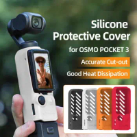 Silicone Protective Cover for Osmo Pocket 3 Anti-Scratch Gimbal Camera Handle Protective Case for DJI Osmo Pocket 3
