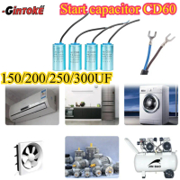 【Original】Kapasitor Motor Start Run Capacitor Cd60 450v/Motor Start Kapasitor Kulkas /Kapasitor Star