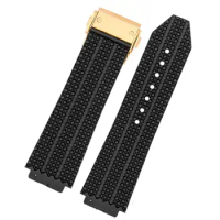 PCAVO For HUBLOT BIG BANG Silicone Watch Band 26mm*19mm 25mm*17mm Waterproof Watch Strap Watch Rubber Watch Bracelet