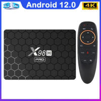 1000M X98H Pro Smart TV Box Android 12 Quad Core 4K Media Playe 5G Wifi AV1 RAM32GB 64GB Youtube Google Play Fast Set Top Box