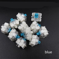 100 Pcs Mechanical Keyboard Black Blue Brown Red Key Switch For CIY Sockets SMD 3 Pin Thin Pins Compatible With MX Switch