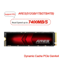 SSD NVME M2 2TB 1TB 512GB M.2 2280 PCIe 4.0 Hard Drive Disk 4TB Internal Solid State 7400MB/s for PlayStation 5/Laptop