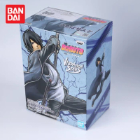Original Banpresto Anime Boruto Naruto Shippuden Vibration Stars Uchiha Sasuke Action Figures Collectible Model Toys Figurals