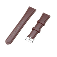 22Mm Leather Watch Band Strap For Ticwatch Pro 3 E2 S2 GTX Replacement Wrist Strap Bracelet