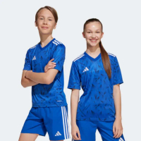 【adidas 愛迪達】短袖上衣 童裝 大童 男女童 T ICON25 JSY Y 藍 JJ1952