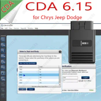 2024 CDA 6.15 CDA6 Diagnostic Application Software Work with Witech MicroPod II 2 Flash Program for Dodge/Chrys/Jeep
