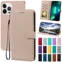 Color Leather Flip Case For Oneplus 9 9R 9RT 6 6T 7 7T 8 8T 10 Pro One Plus Nord 5G N10 N100 Wallet Cover Phone Bag Bumper Coque