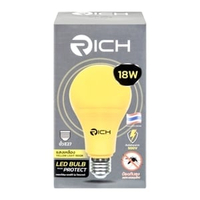 ริช หลอดไฟไล่ยุง แอลอีดี รุ่น โพรเทคท์ 18 วัตต์ แสงเหลือง 1800K