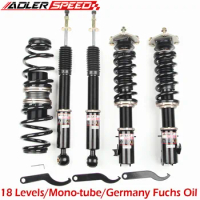ADLERSPEED 18 Level Adjust Coilovers Lowering Suspension Kit For Honda Civic &amp; Si (FD/FA/FG) 2006-11