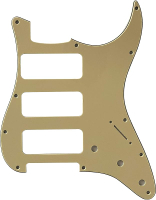 Custom For Fender Stratocaster Strat P90 3 Pickup Electric Guitar Pickguard (3 Ply Black)