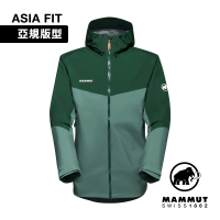 【Mammut 長毛象】Convey Tour HS Hooded Jacket AF GTX防水連帽外套 深玉石綠/綠樹林 男款 #1010-28451