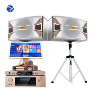 2023 Hot Selling Karaoke Player Machine System Radio Cd Player Boombox Karoke Speaker Sound System Complete Set with Mic