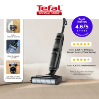 Tefal X-Clean 4 Wet & Dry Handstick Vacuum GF5035 - 2-in-1 Vacuum & Wash, Edge Cleaning, Self-Cleani