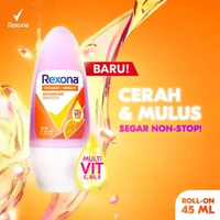 Rexona Deodorant Wanita 45gr Roll On/Spray/Serum - Brightening, Invisible Dry, Free Spirit, Shower C