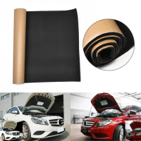 30x50cm Car Sound Proofing Deadener Self Adhesive Foam Insulator Cotton 5mm Noise Heat Deadening Soundproof Dampening Mat