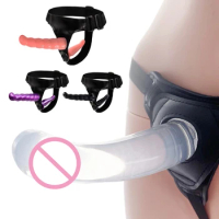 Wearable Strap On Dildo With Suction Cup Strapon Hardness For Woman Lesbian Strapon For Couples Huge Butt Plug Anal Dildo