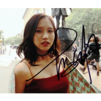 signed TWICE MINA autographed photo LIKEY Twicetagram 6 inches free shipping K-POP 112017