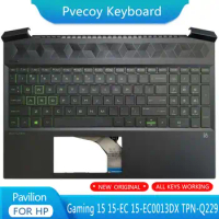 New For HP Pavilion Gaming 15 15-EC 15-EC0013DX TPN-Q229 Laptop Palmrest Case Keyboard US English Version Upper Cover