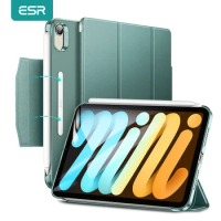 ESR for iPad mini 6 Case Trifold Cover for iPad mini 6 Smart Cover Magnetic for iPad mini 6 2021 with pencil holder Back cover