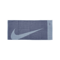 Nike 毛巾 Jacquard Towel 灰藍 純棉 吸汗 大LOGO 健身 訓練 球類 運動毛巾 N100153948-0MD