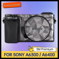 For SONY A6400 / A6300 Decal Skin Vinyl Wrap Film Camera Body Protective Sticker Anti-Scratch Protector Coat