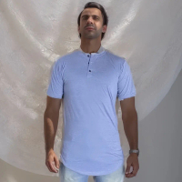 KAOS KURTA CASUAL LONGLINE DEWASA / KAOS PoloS DEWASA / KAOS LONGLINE / KAOS KURTA PoloS WARNA Pria