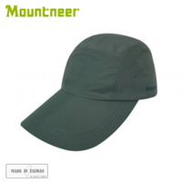 【Mountneer 山林 中性防水抗UV五片帽《灰色》】11H15/防曬帽/遮陽帽/登山帽