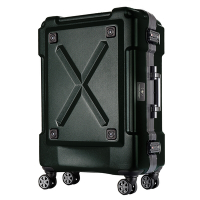 日本 LEGEND WALKER 6302-62-25吋 鋁框密碼鎖輕量行李箱