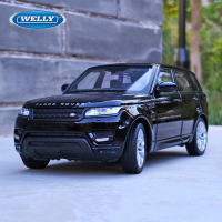 WELLY 1:24 Land Range Rover กีฬา SUV ล้อแม็กรถยนต์รุ่น D Iecast โลหะของเล่นยานพาหนะรถรุ่นจำลองคอลเลกชันเด็กของขวัญ